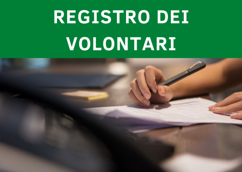 REGISTRO DEI VOLONTARI Pro Loco Vicentine